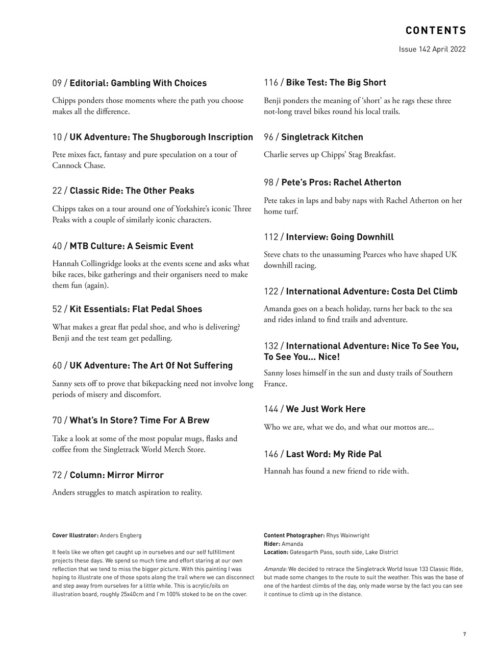 Singletrack Preview Pages