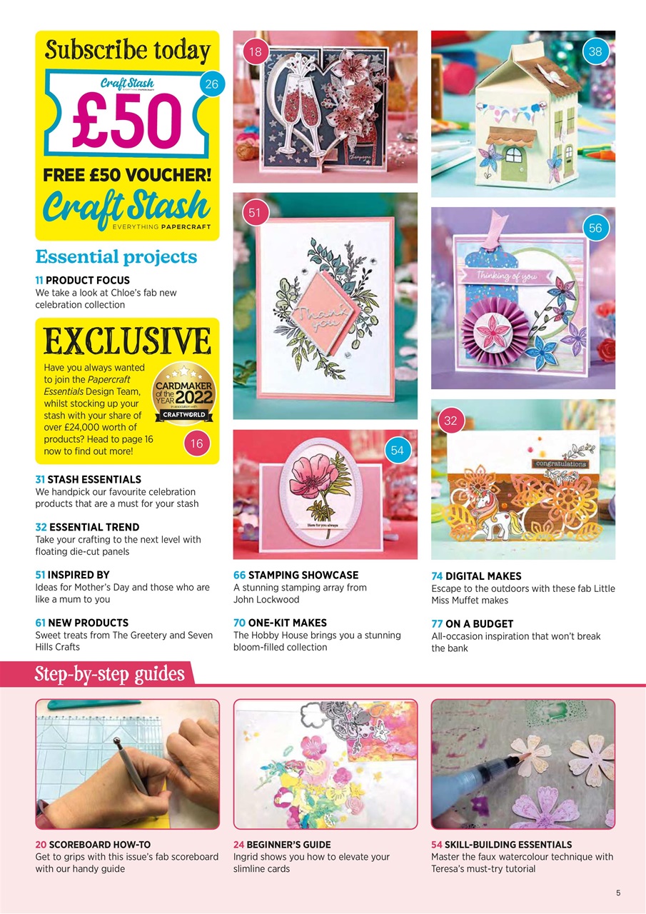 Papercraft Essentials Preview Pages