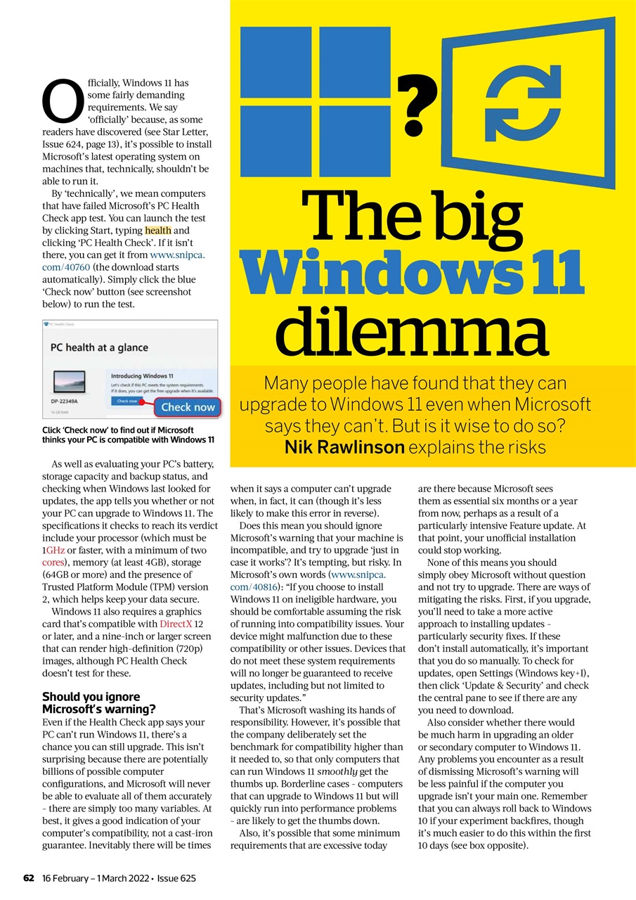 Computer Active Preview Pages