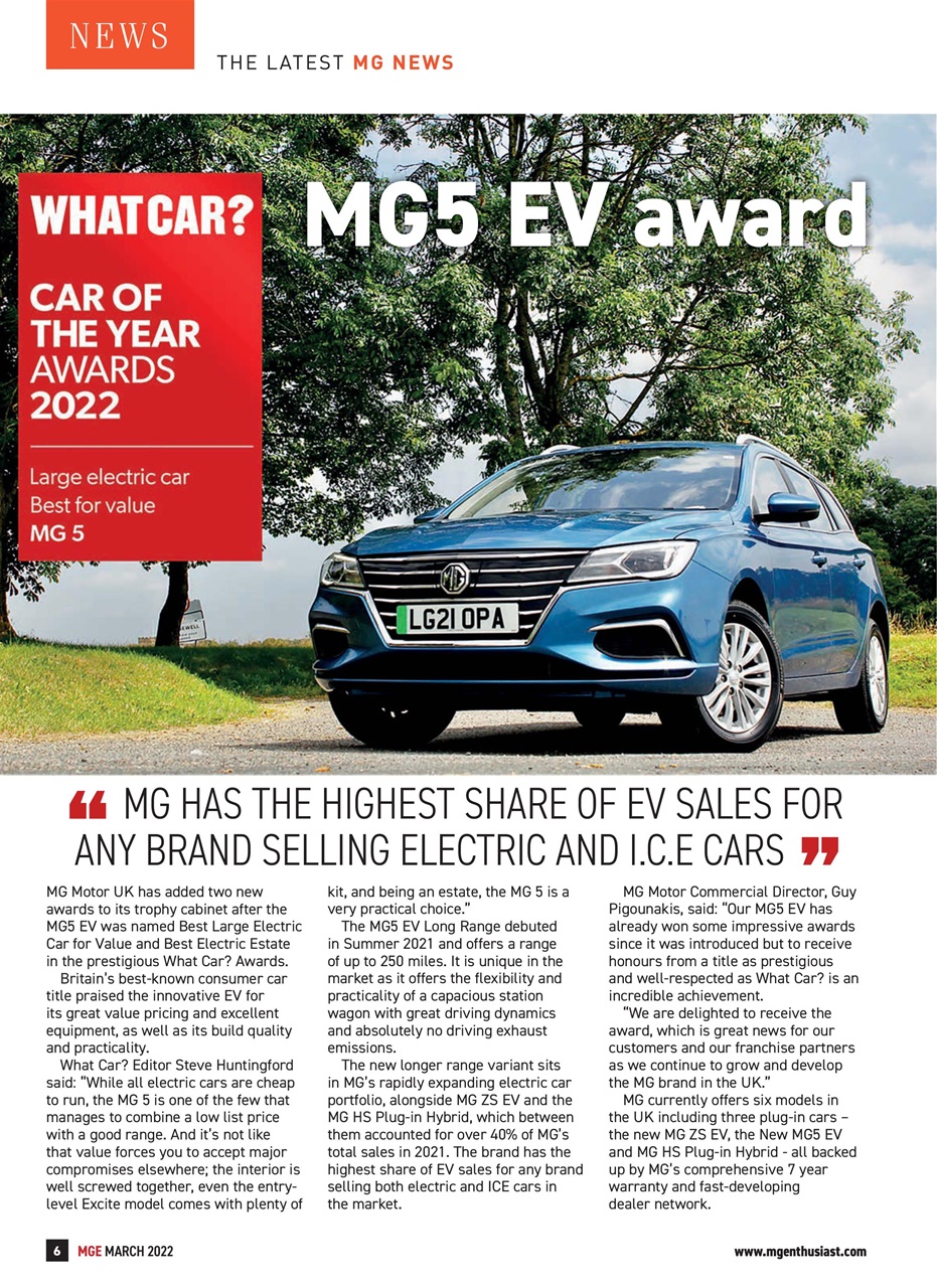 MG Enthusiast Preview Pages