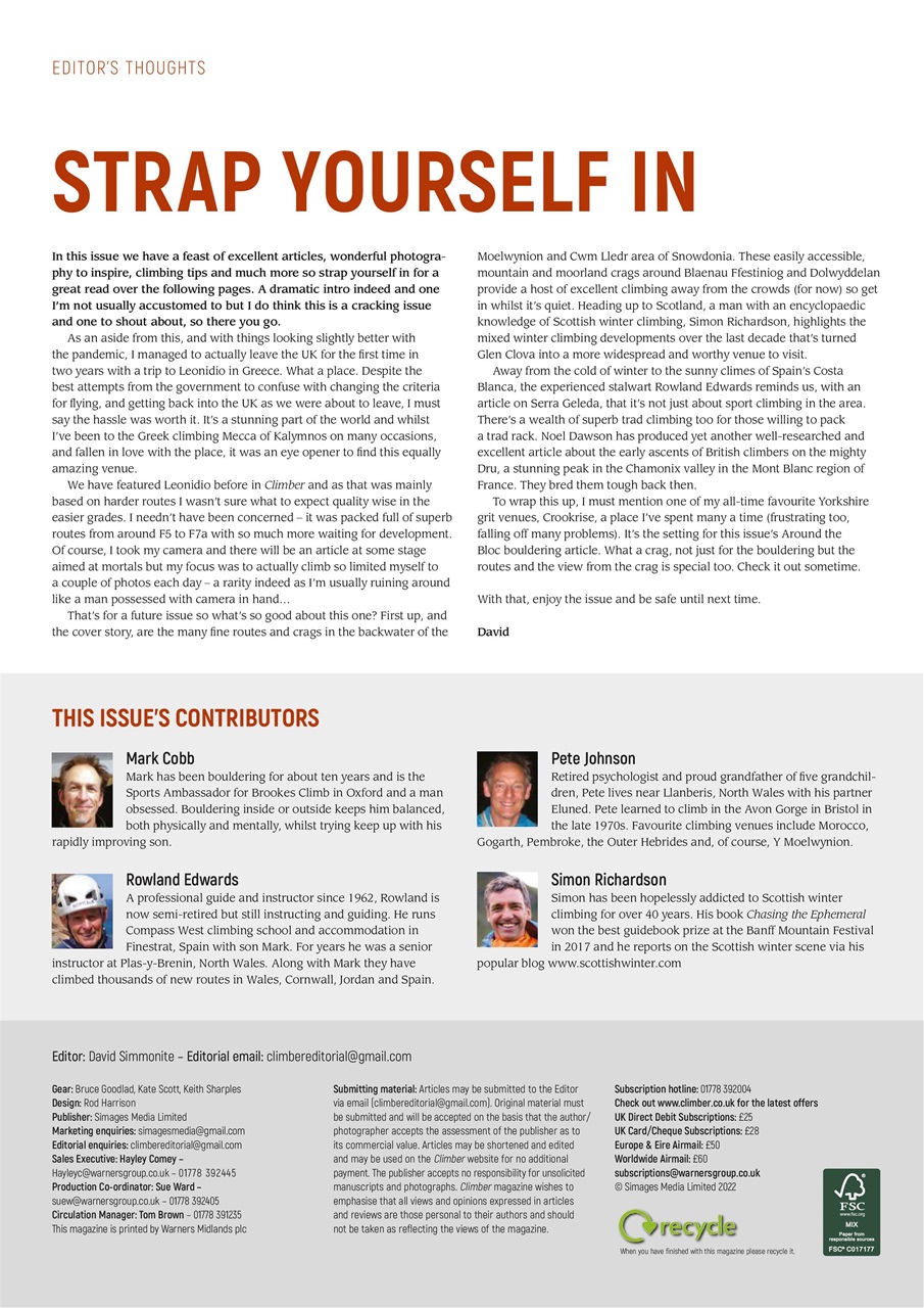 Climber Preview Pages