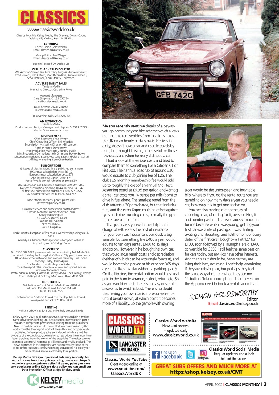 Classics World Preview Pages