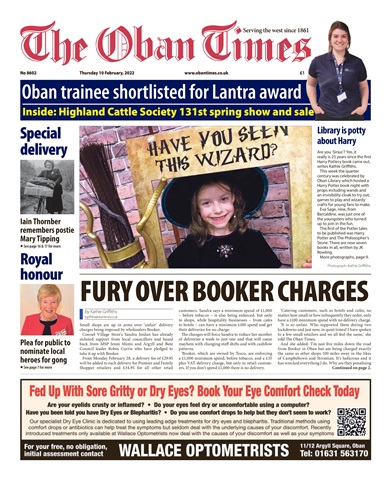 The Oban Times & Lochaber Times issue 10th February 2022