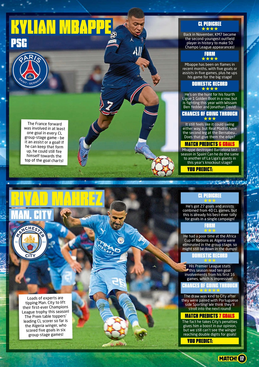 Match Preview Pages