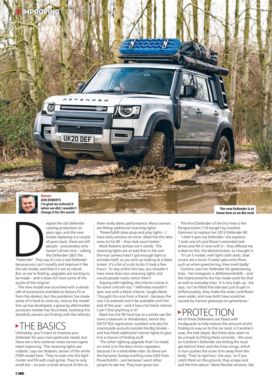 Land Rover Owner Preview Pages