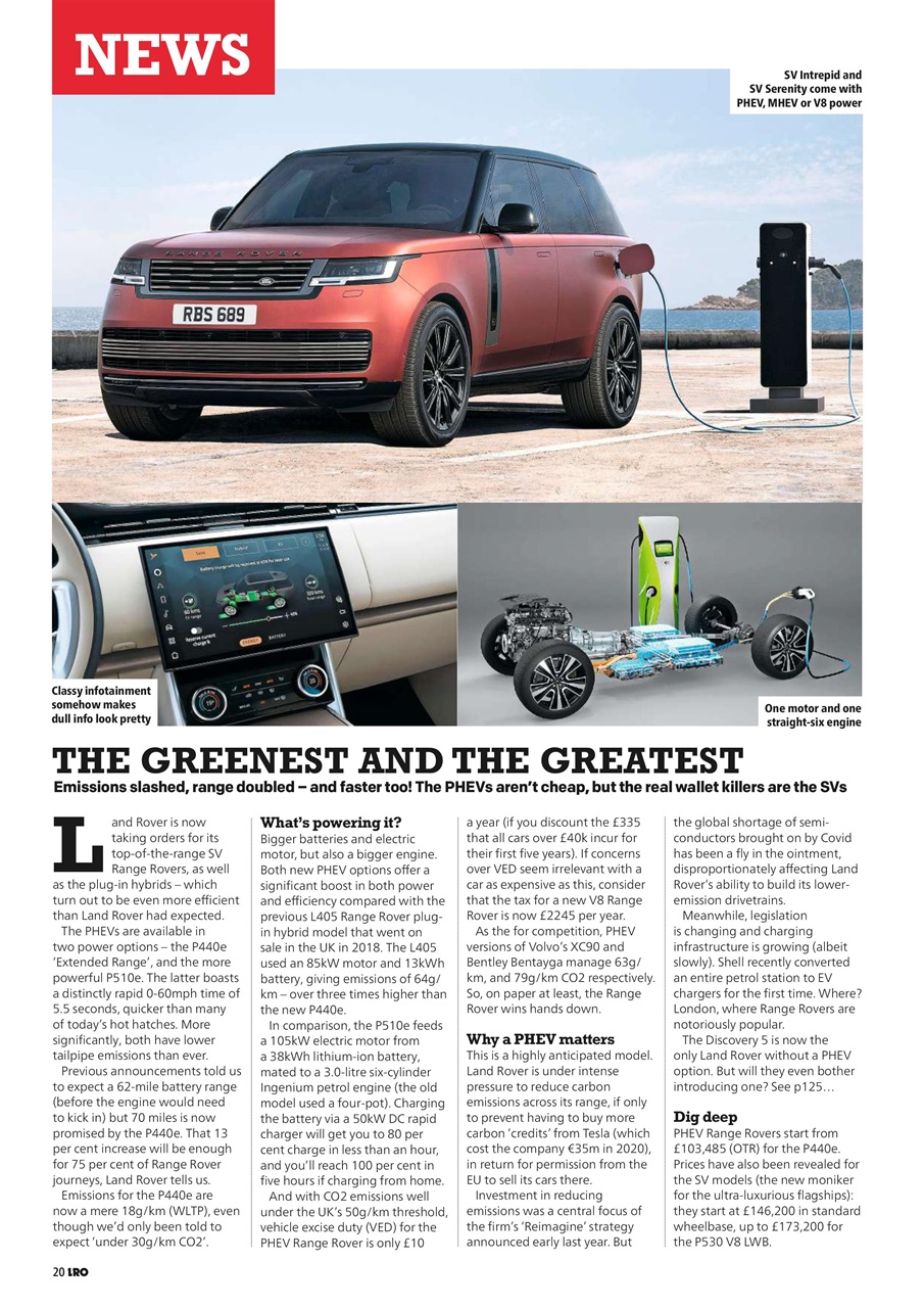 Land Rover Owner Preview Pages