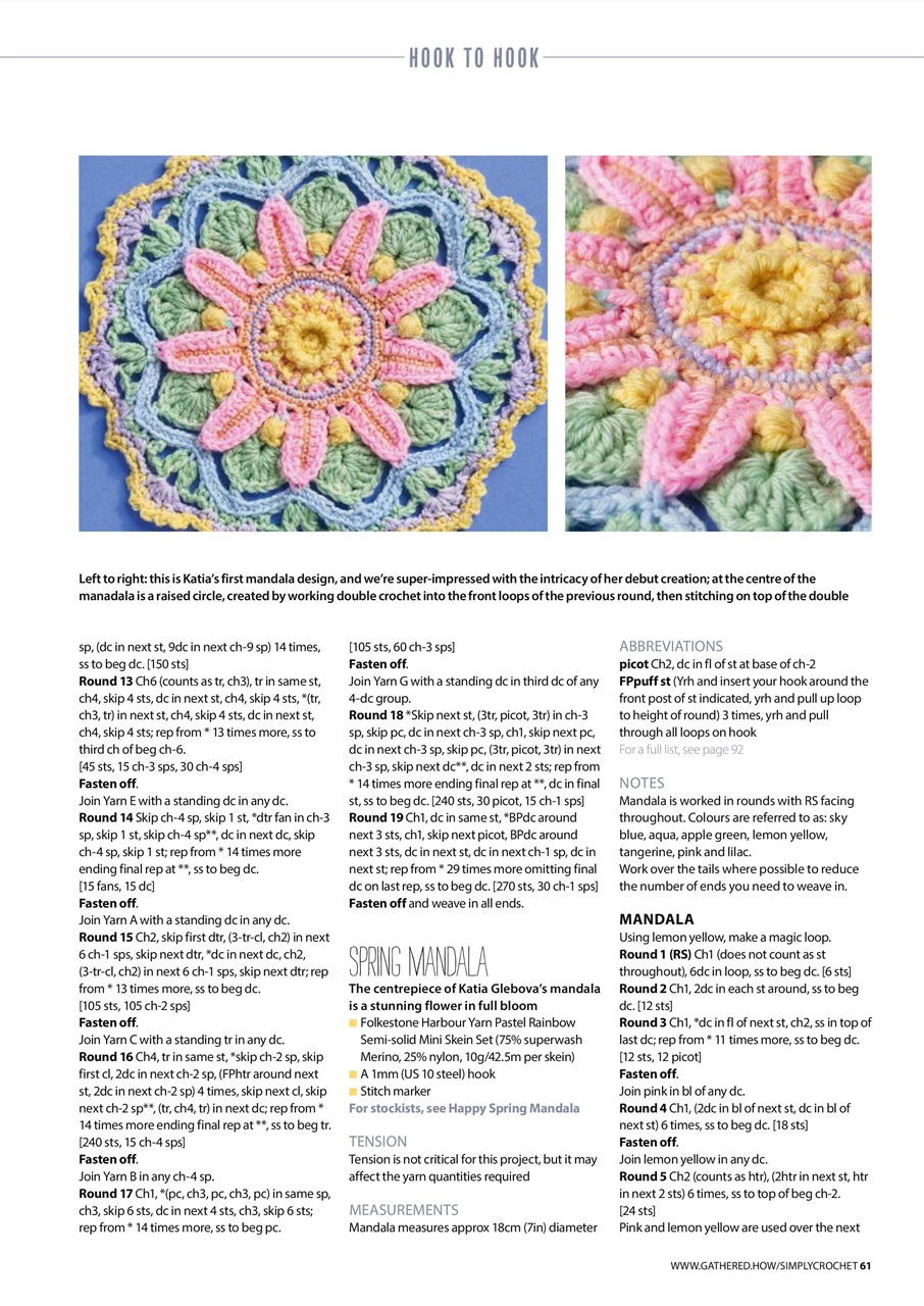 Simply Crochet Preview Pages