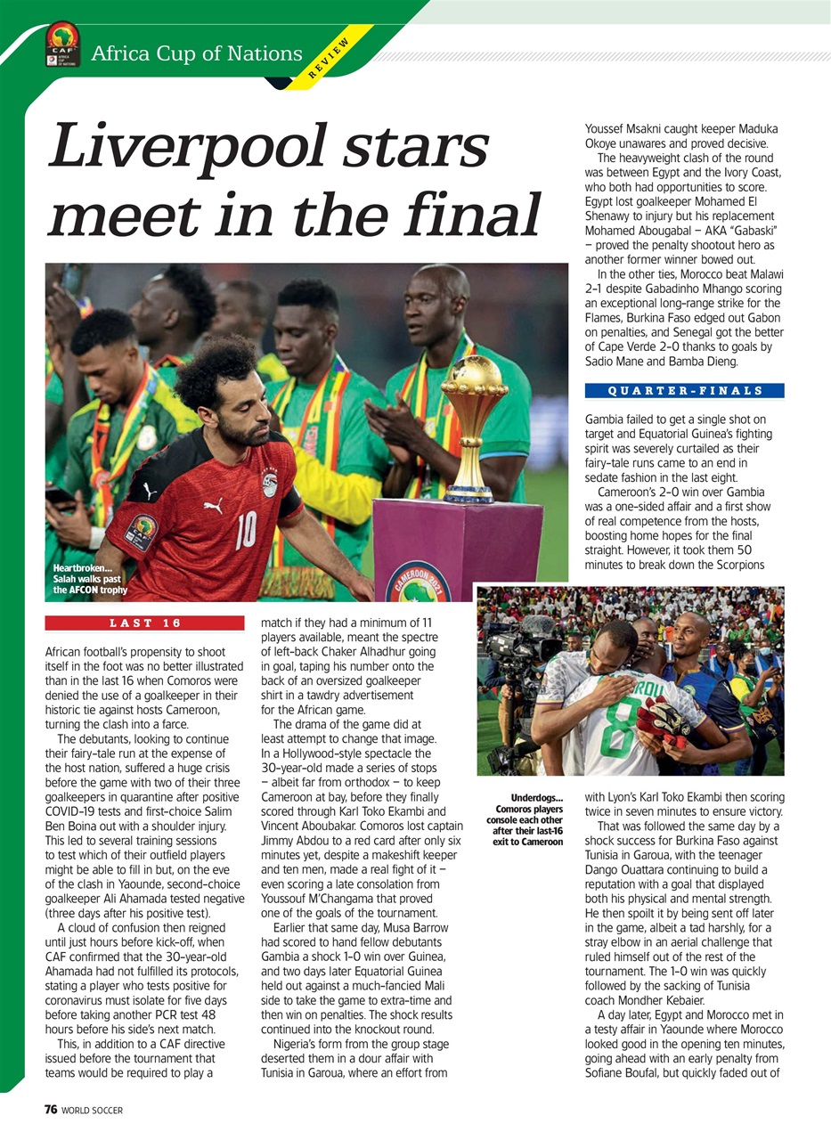 World Soccer Preview Pages