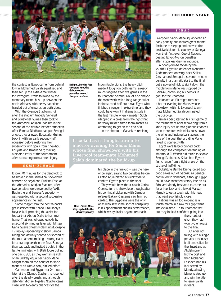 World Soccer Preview Pages