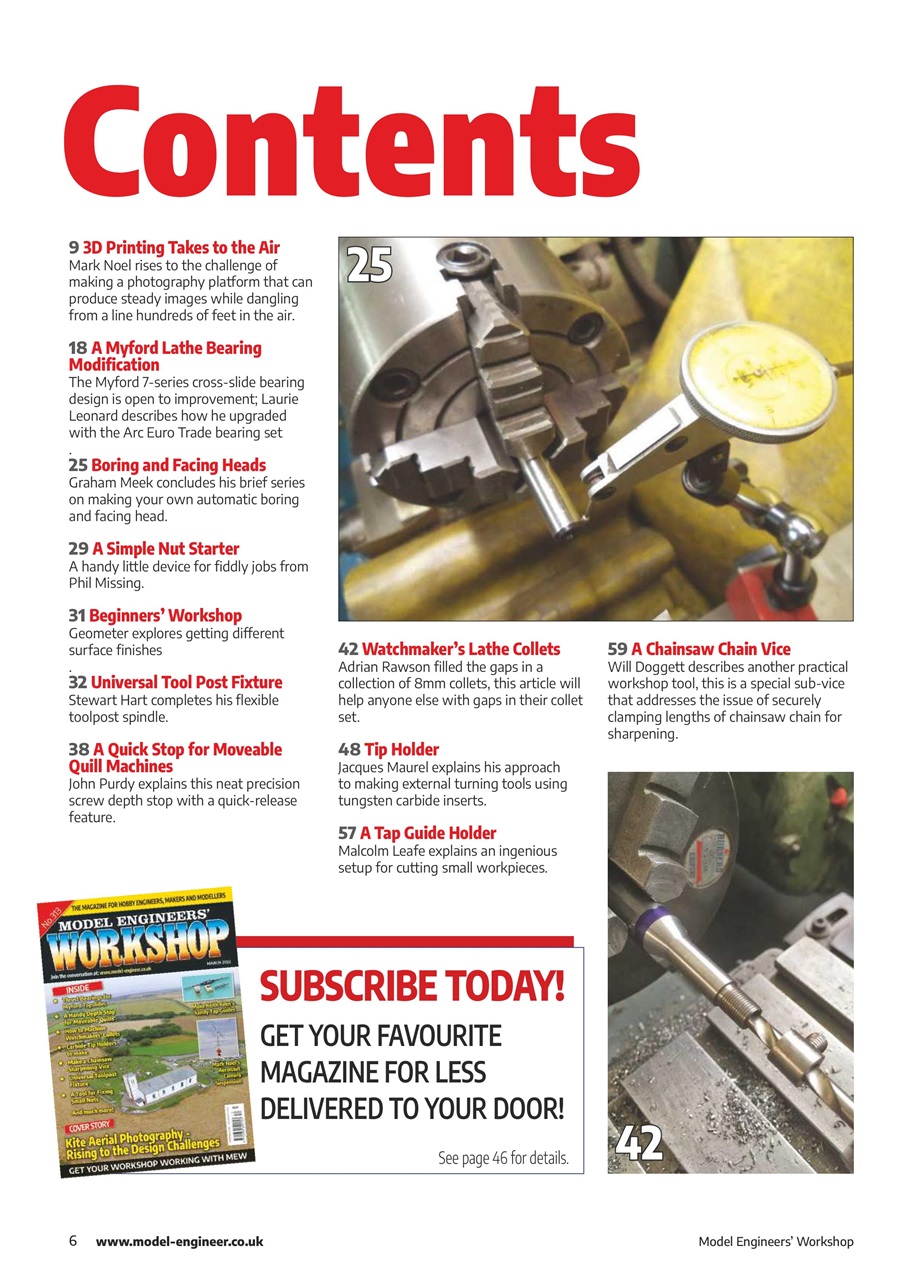 Model Engineer & Workshop Magazine Preview Pages