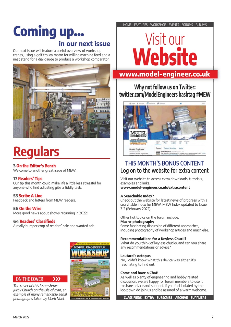 Model Engineer & Workshop Magazine Preview Pages