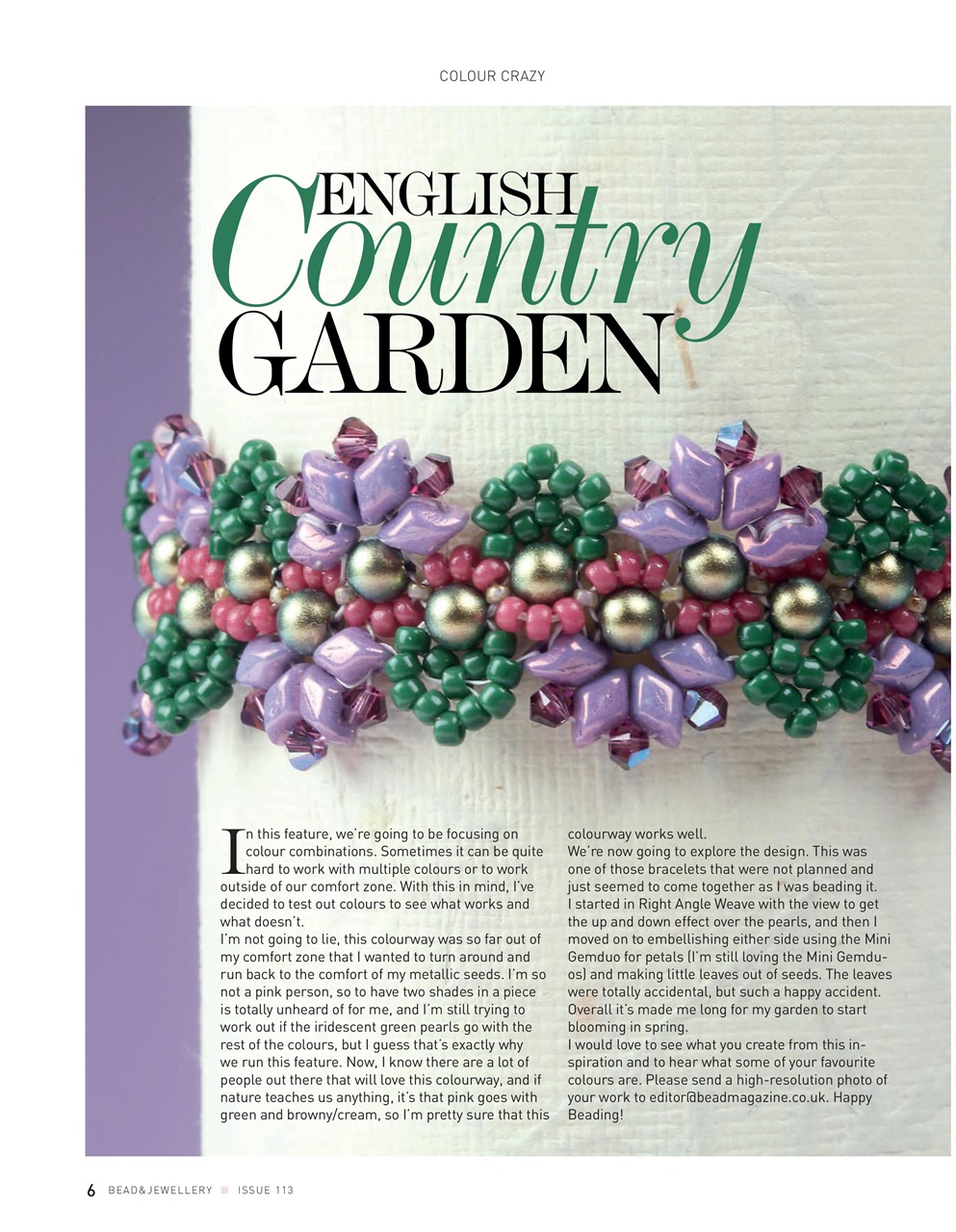 Bead & Jewellery Magazine Preview Pages