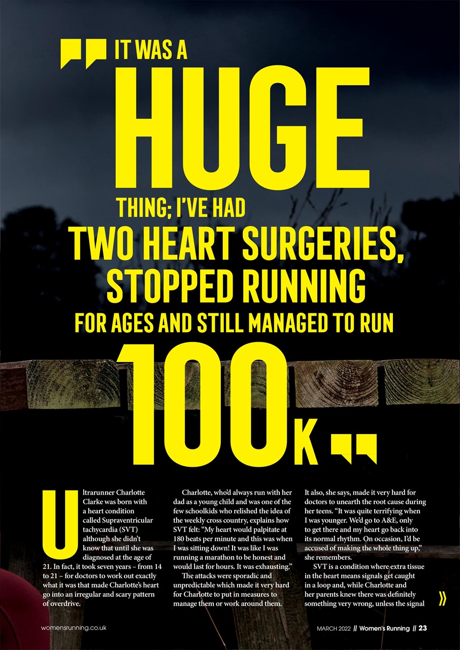 Women’s Running Preview Pages