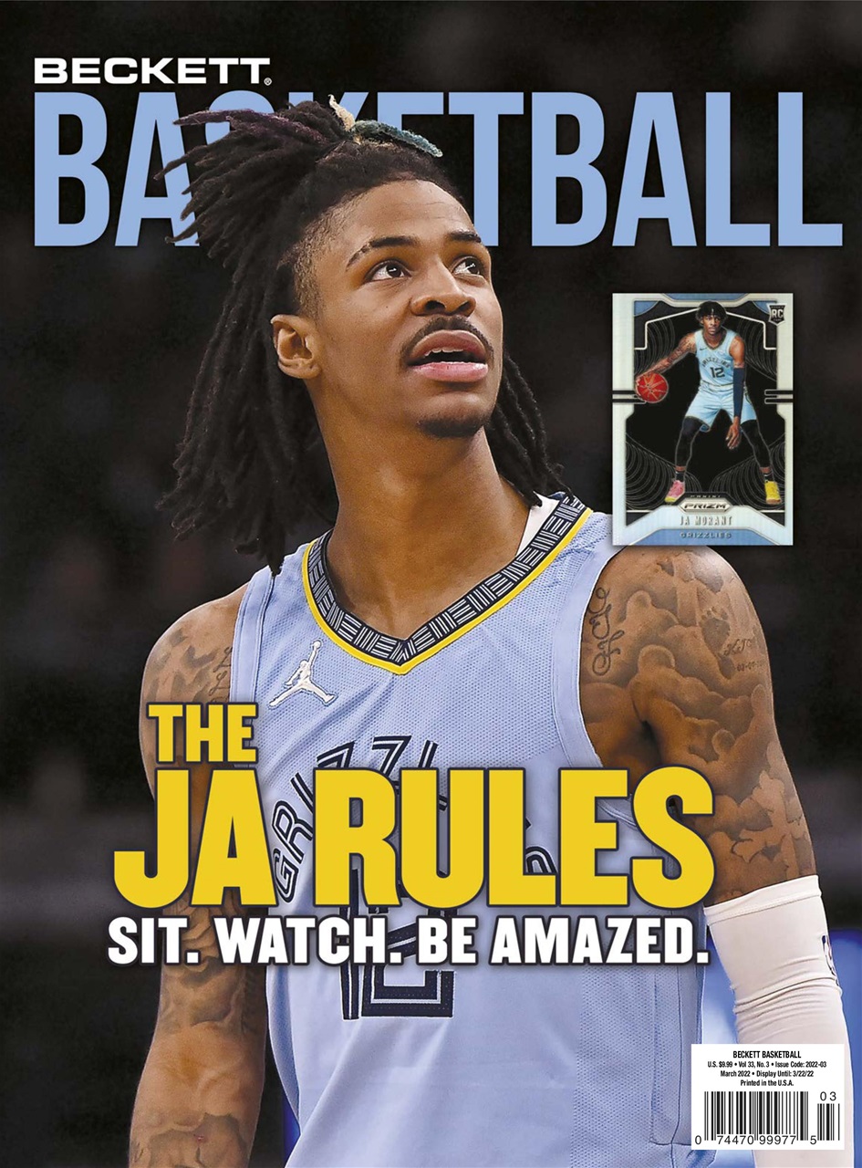 Beckett Basketball Magazine Preview Pages
