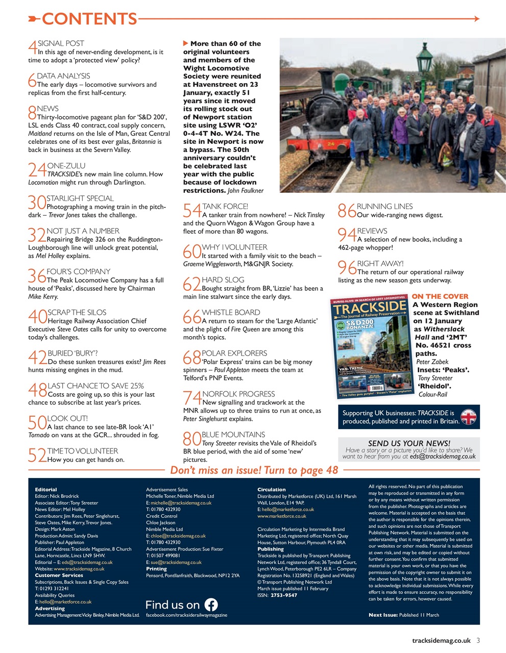 Trackside Preview Pages