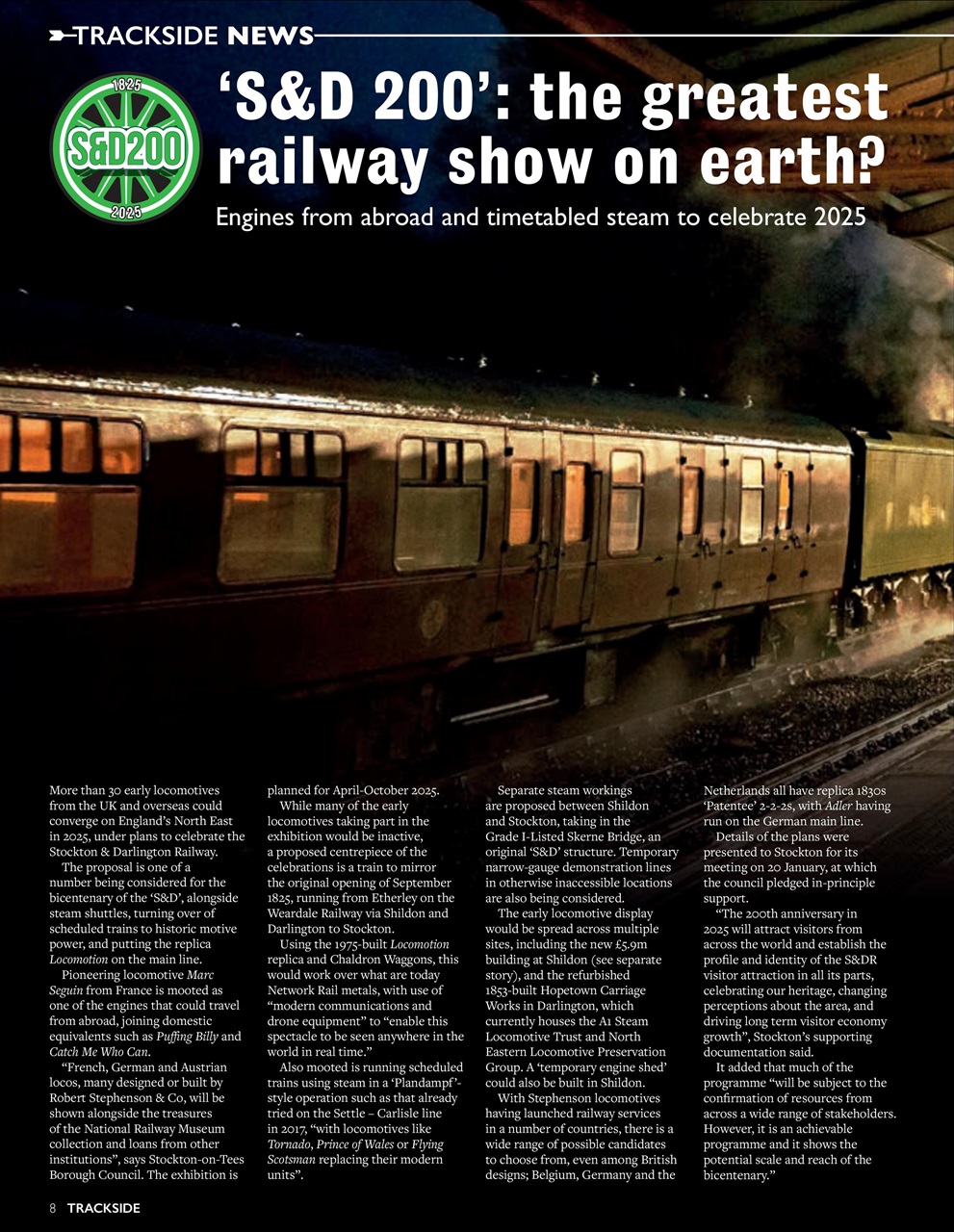 Trackside Preview Pages