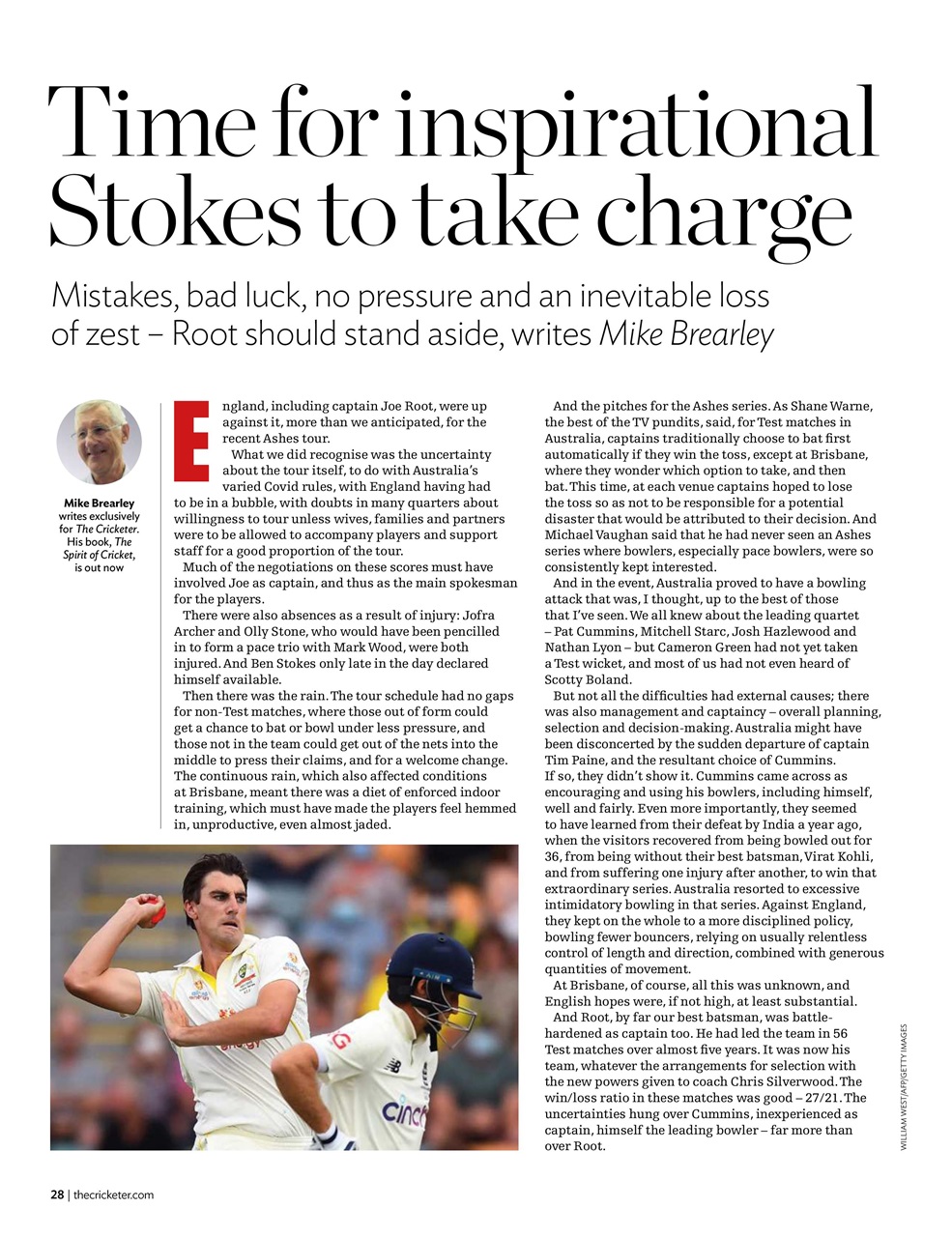 The Cricketer Magazine Preview Pages