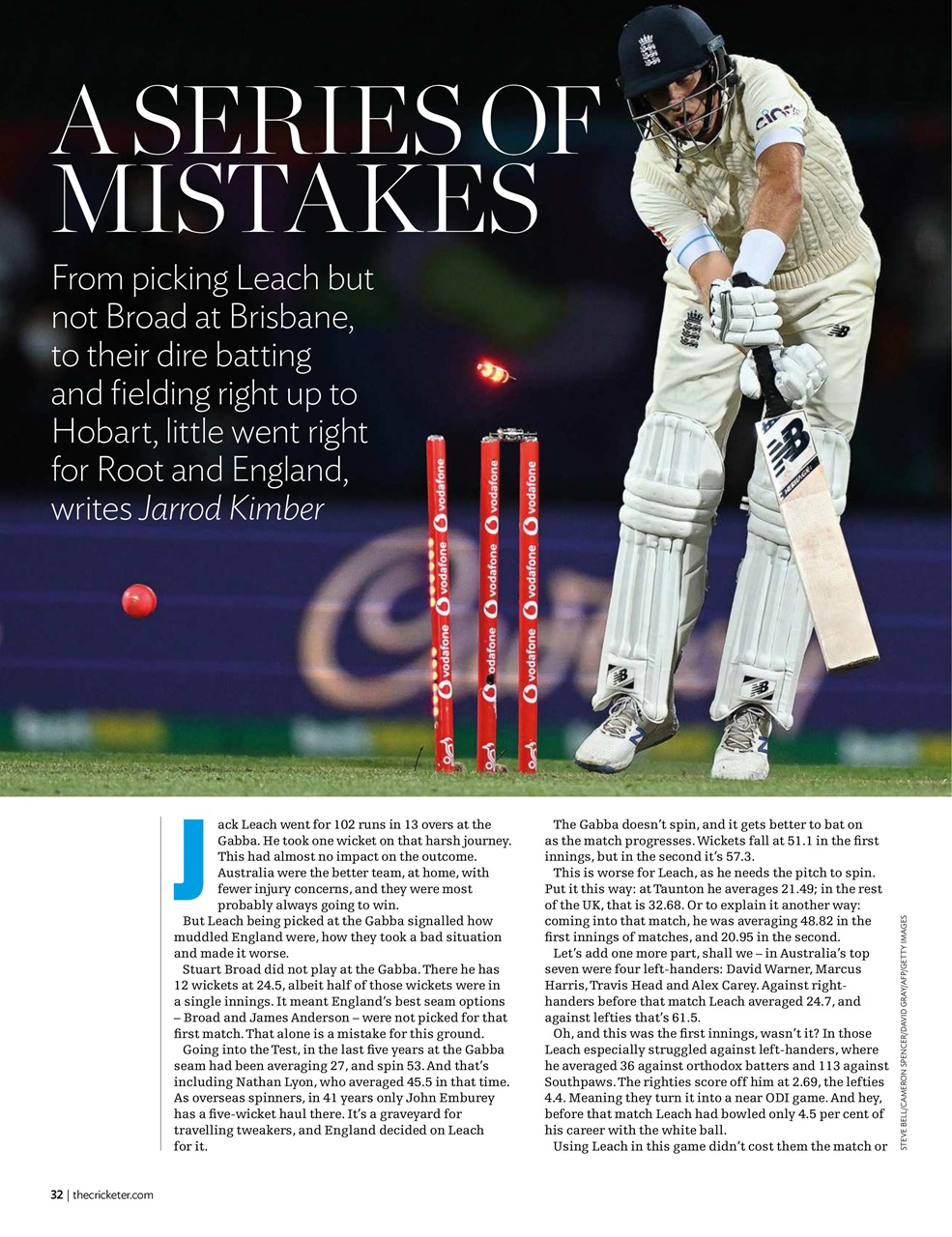 The Cricketer Magazine Preview Pages