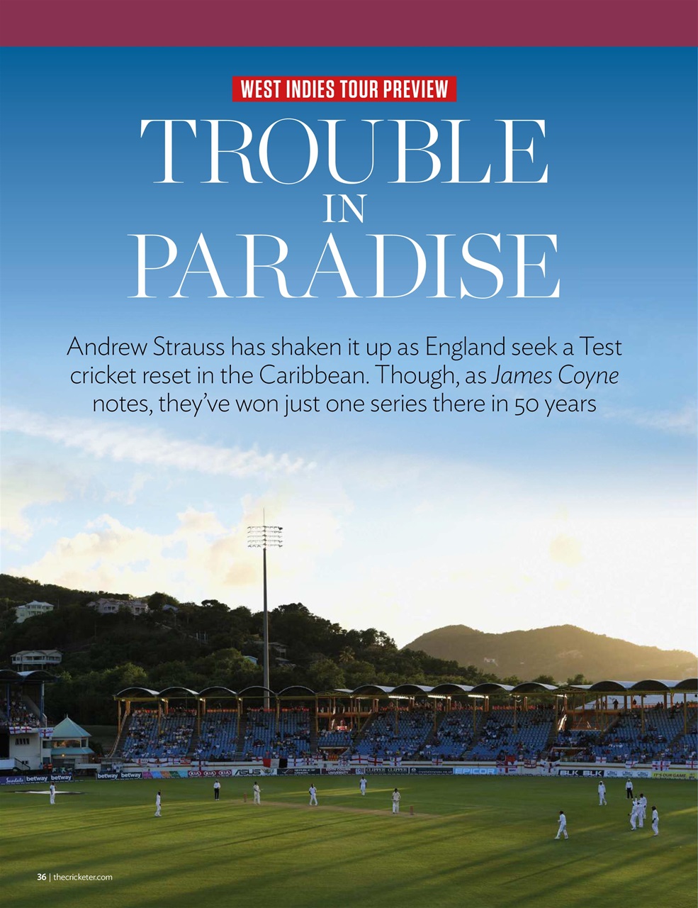 The Cricketer Magazine Preview Pages