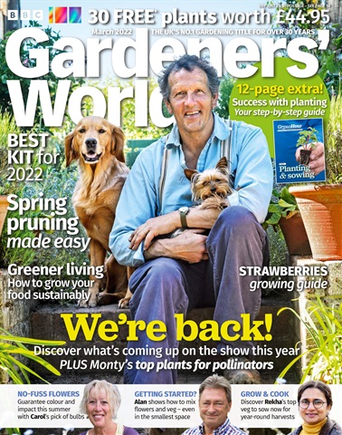BBC Gardeners’ World Magazine issue March 2022
