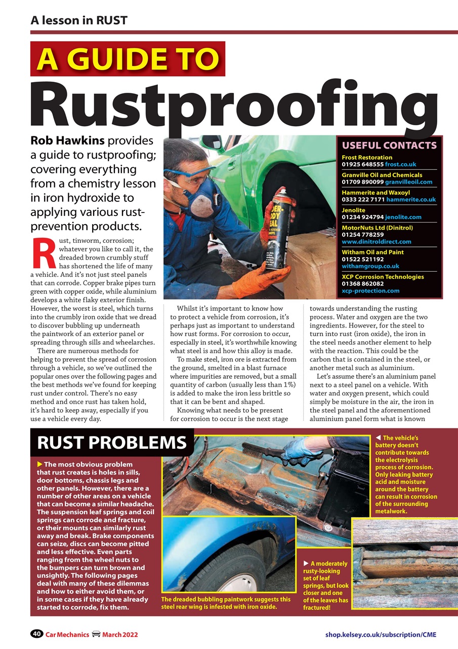 Car Mechanics Preview Pages