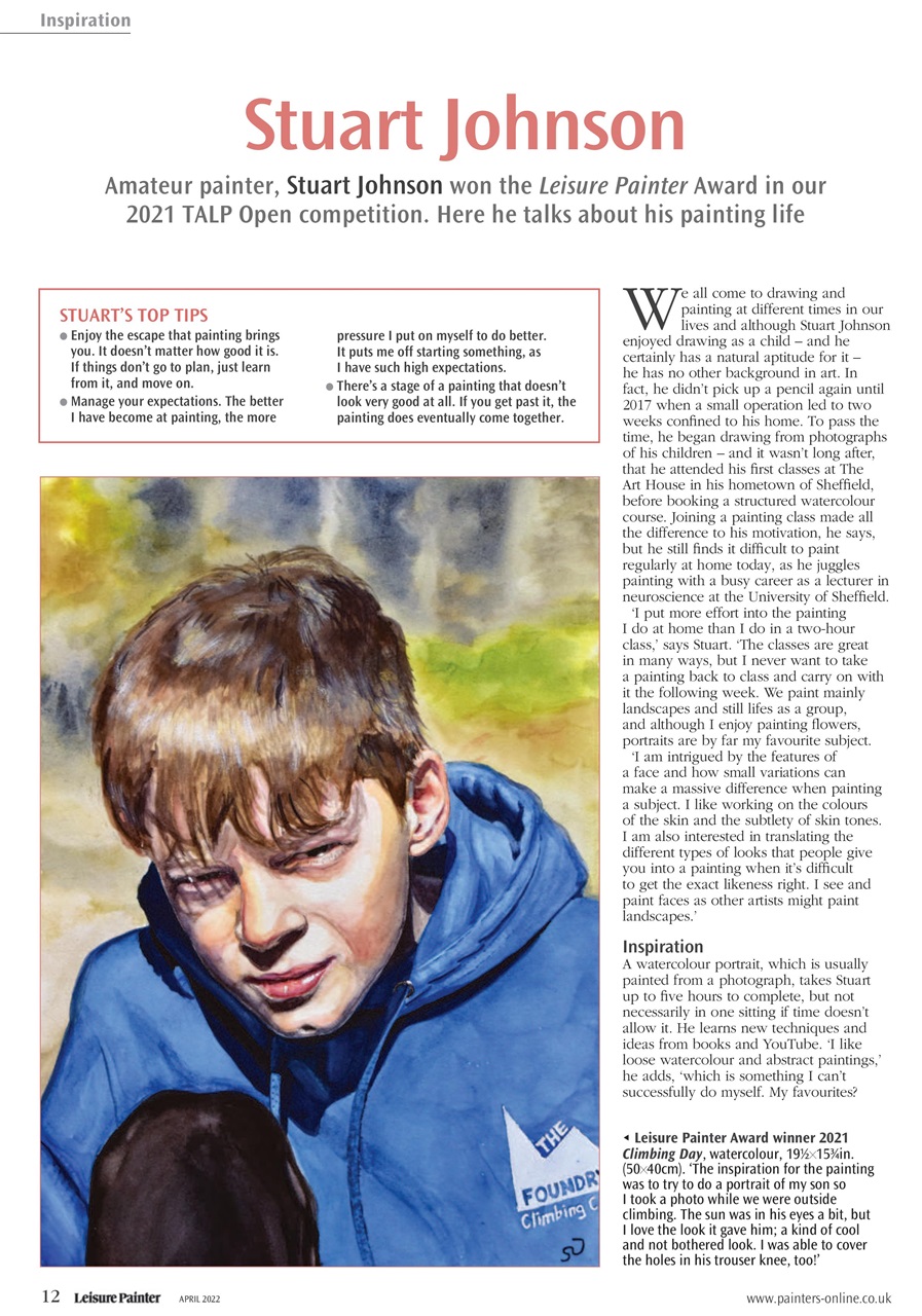 Leisure Painter & The Artist Preview Pages