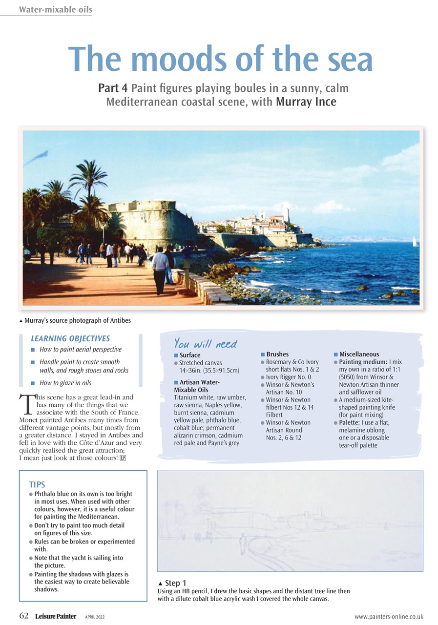 Leisure Painter & The Artist Preview Pages