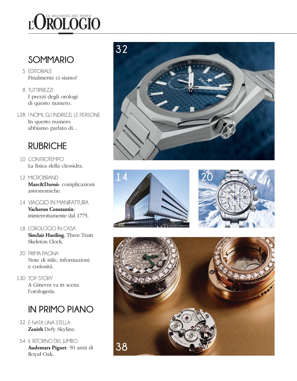 L'Orologio Preview Pages