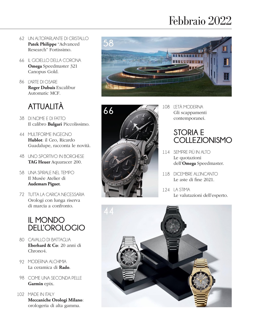 L'Orologio Preview Pages