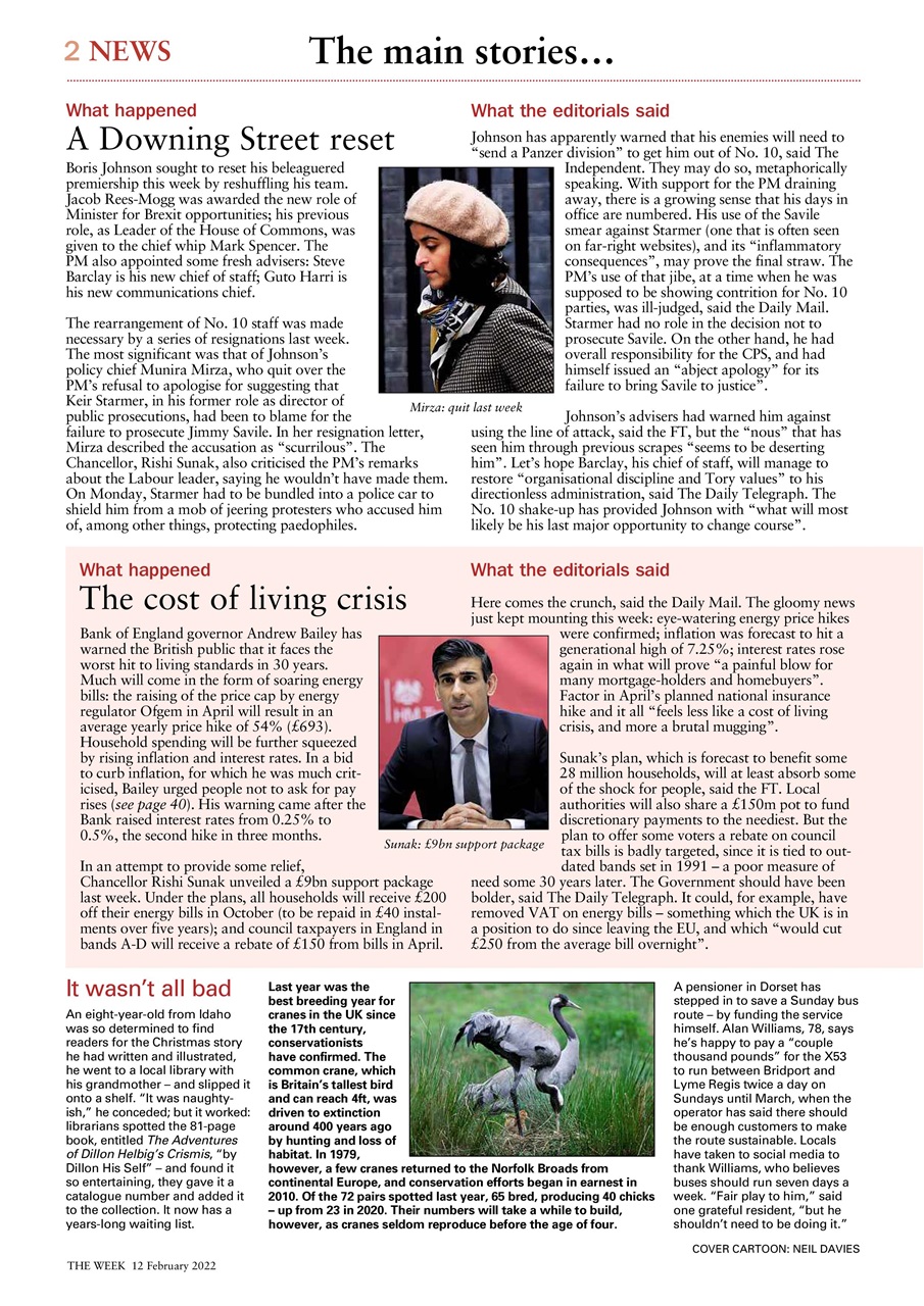 The Week Preview Pages