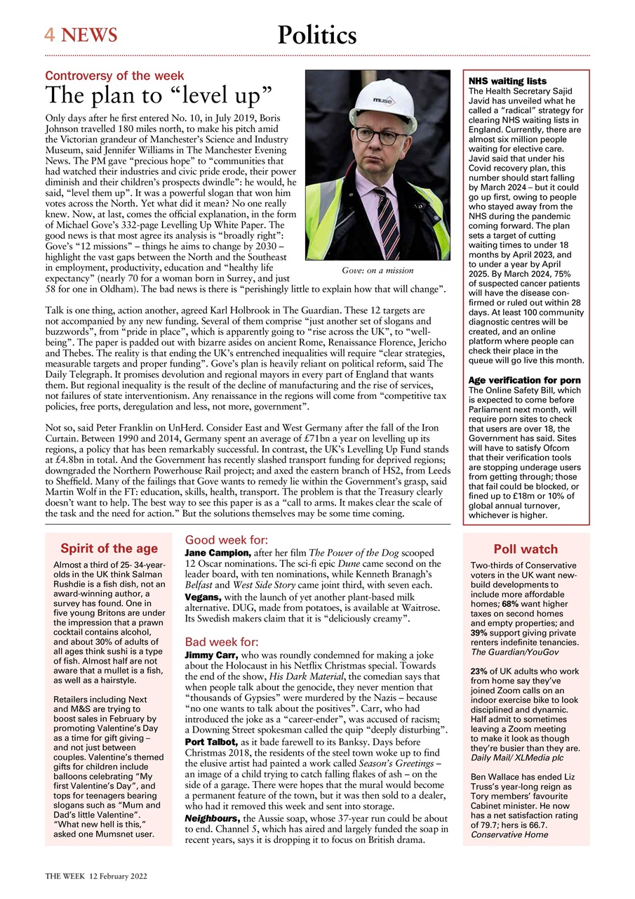 The Week Preview Pages