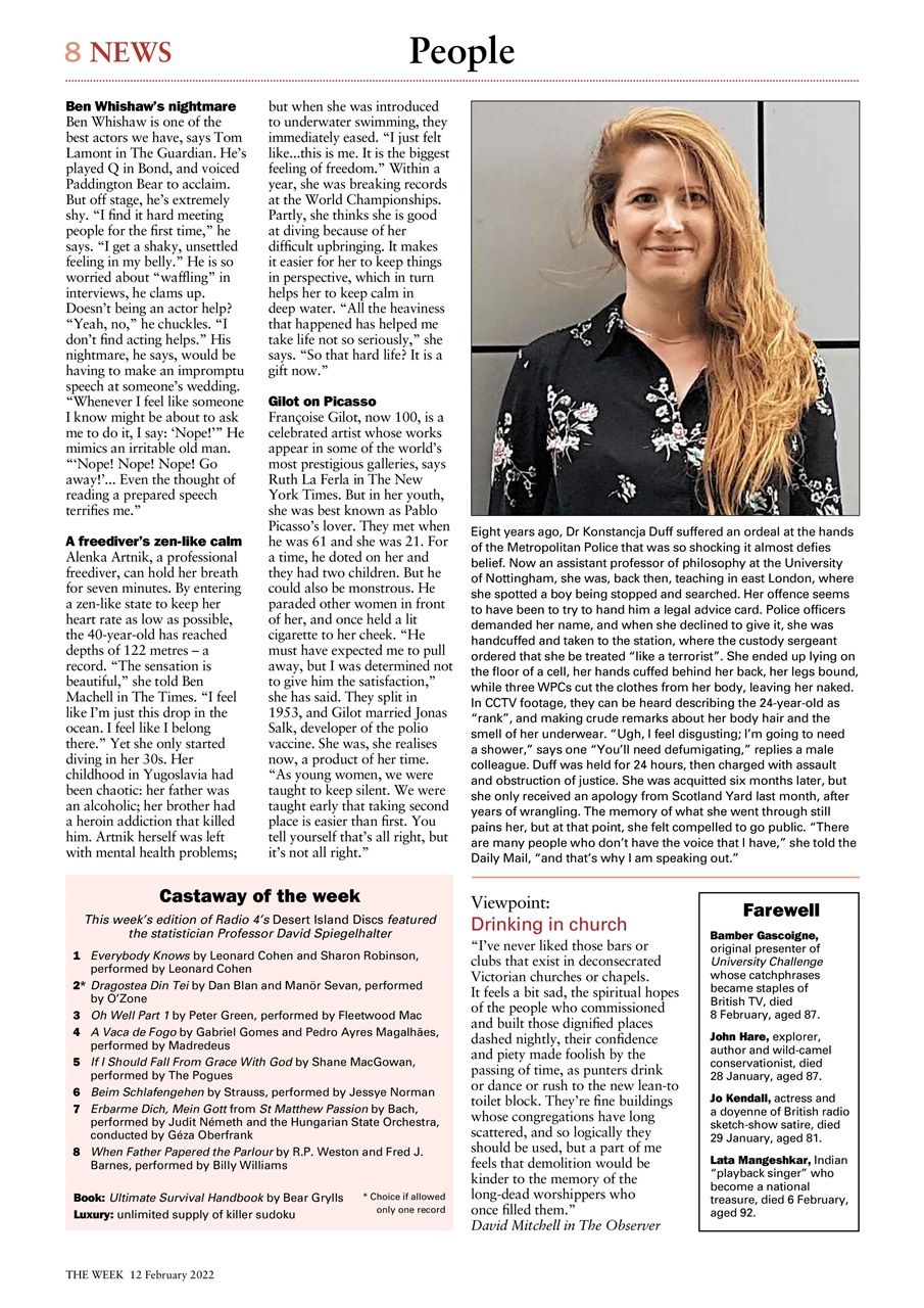 The Week Preview Pages