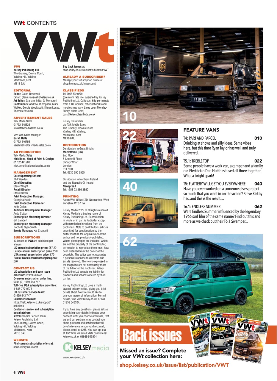 VWt Magazine Preview Pages