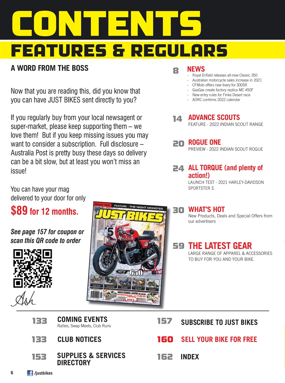 JUST BIKES Preview Pages