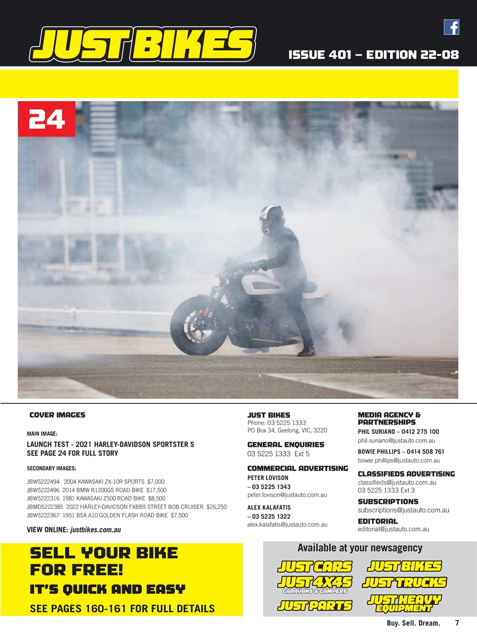 JUST BIKES Preview Pages