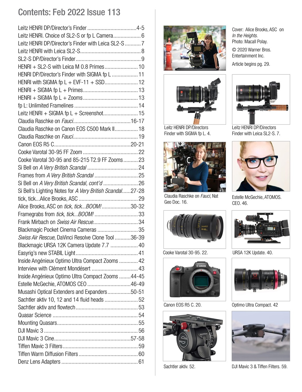 Film and Digital Times Preview Pages