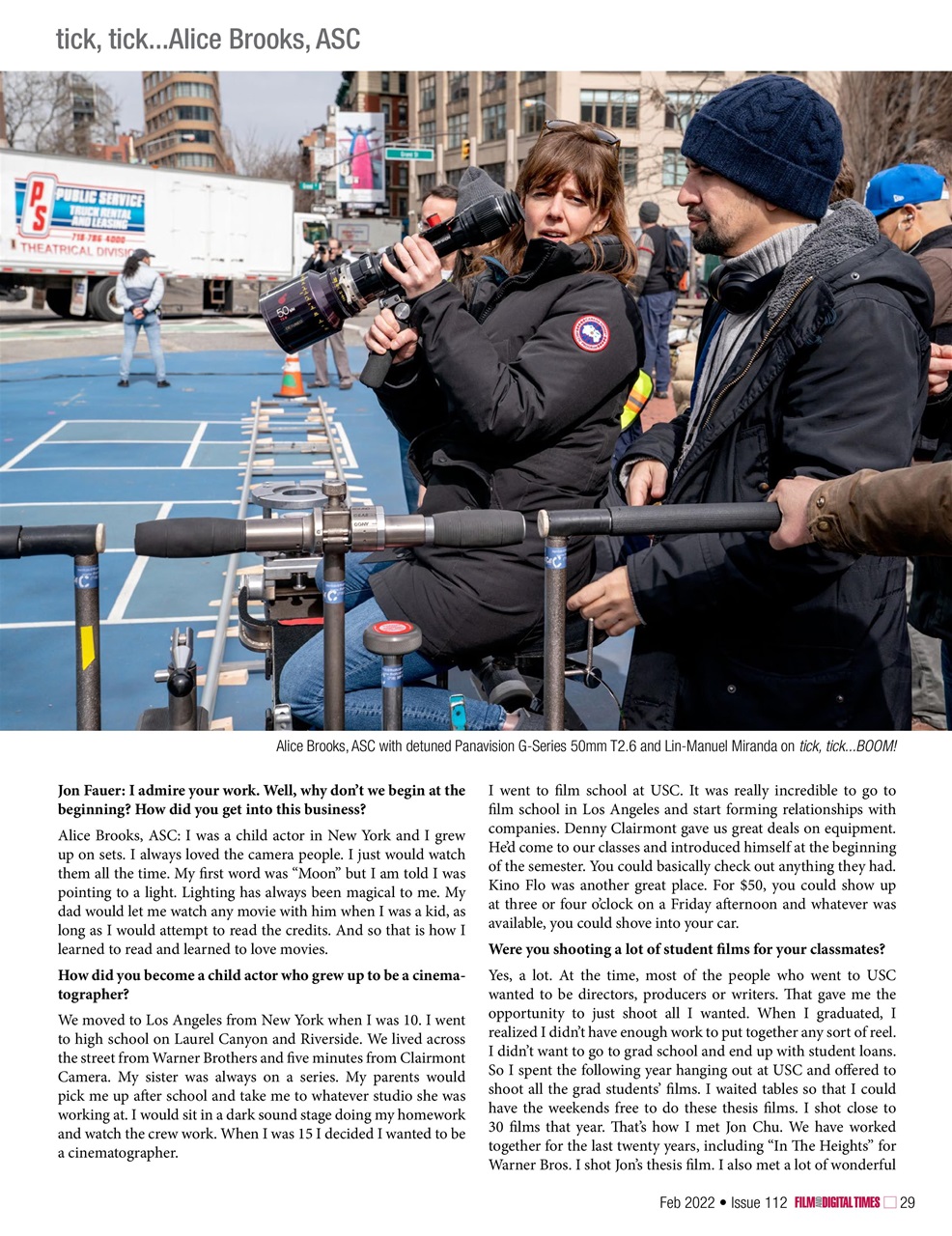 Film and Digital Times Preview Pages