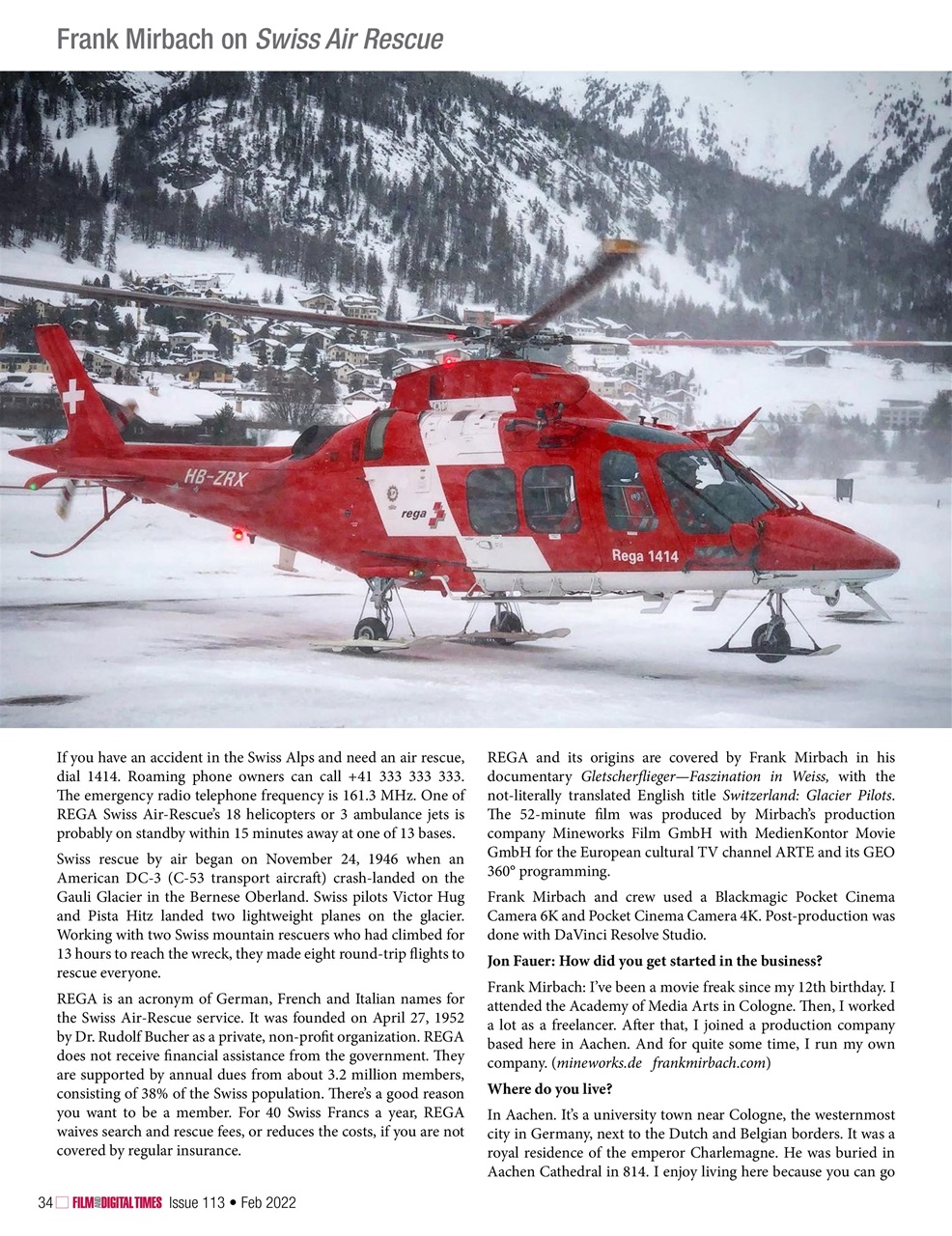 Film and Digital Times Preview Pages