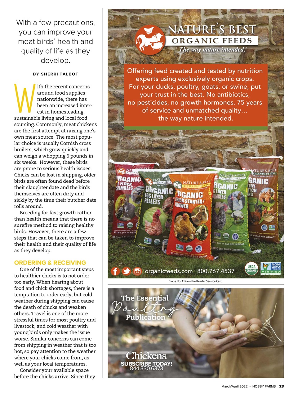 Hobby Farms Magazine Preview Pages