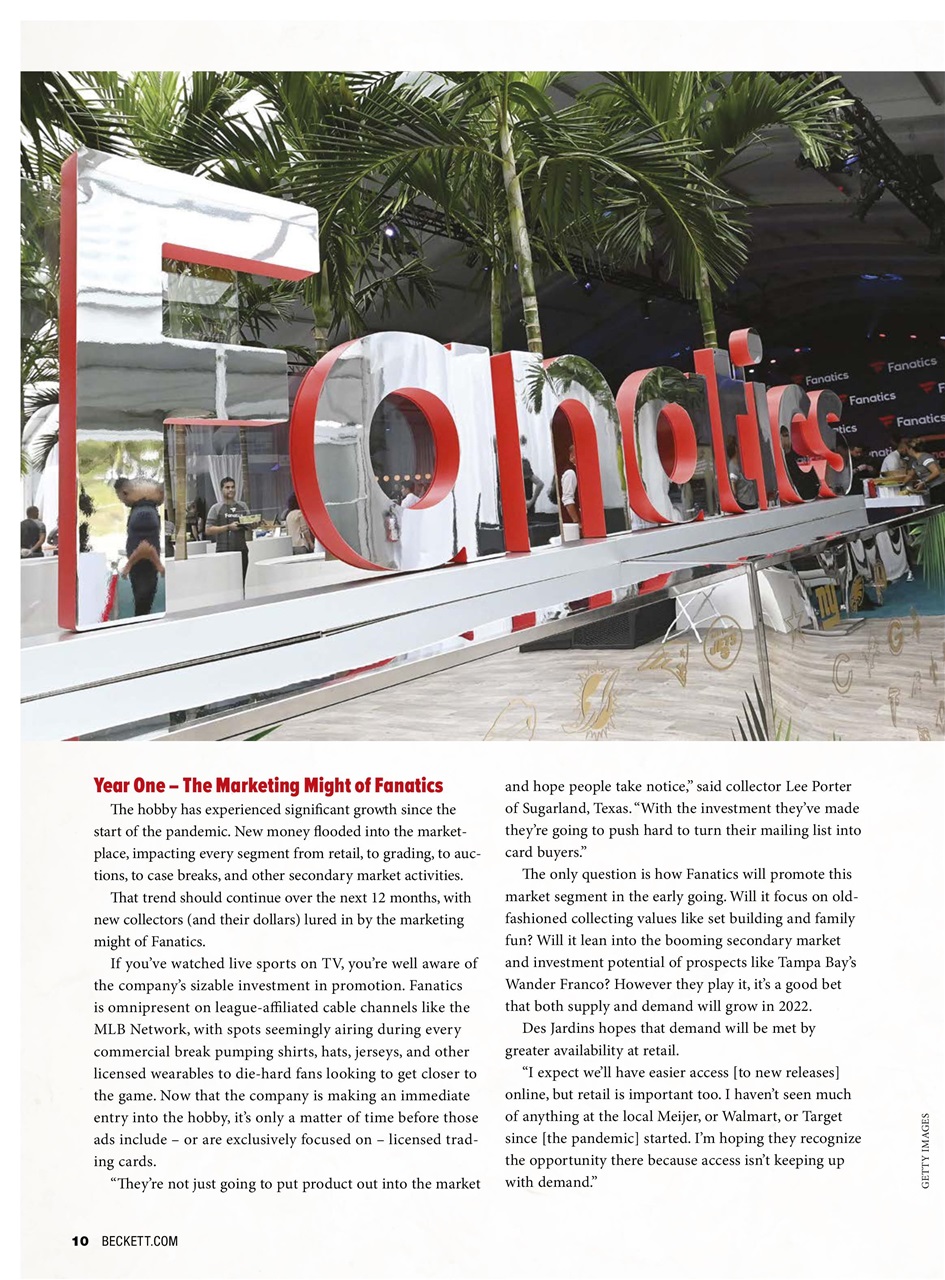 Beckett Baseball Magazine Preview Pages