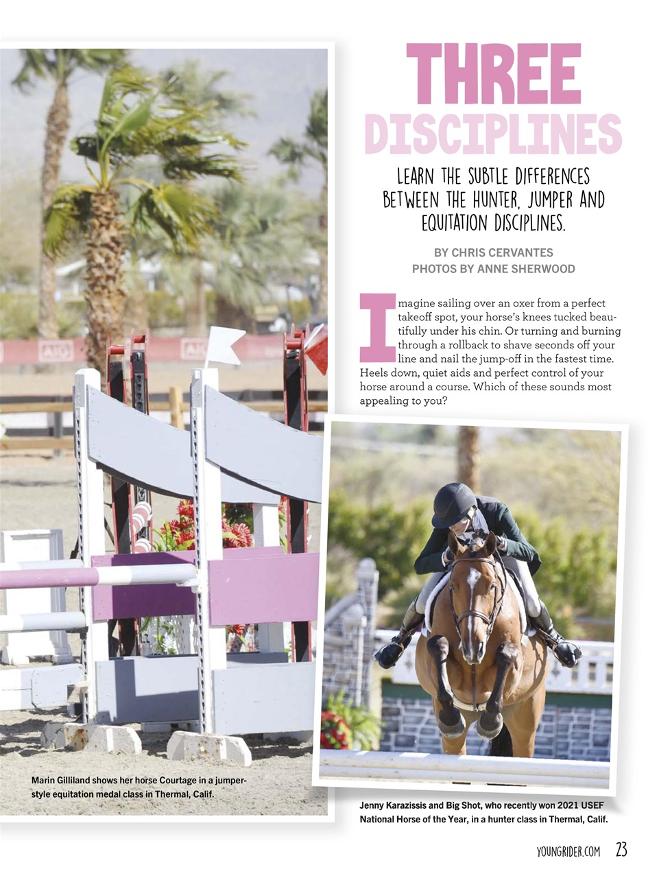 Young Rider Magazine Preview Pages