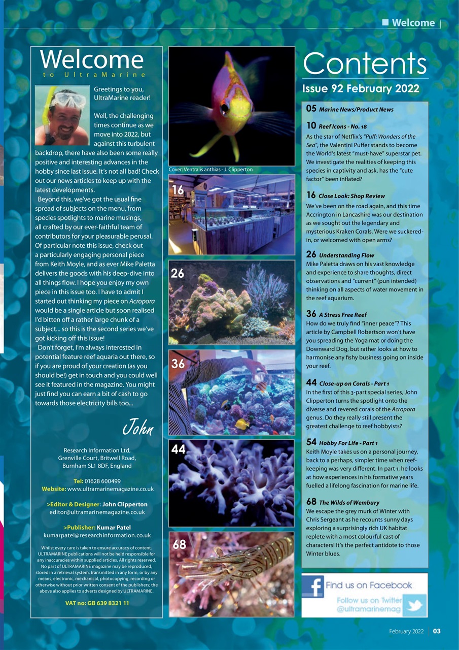 UltraMarine Magazine Preview Pages