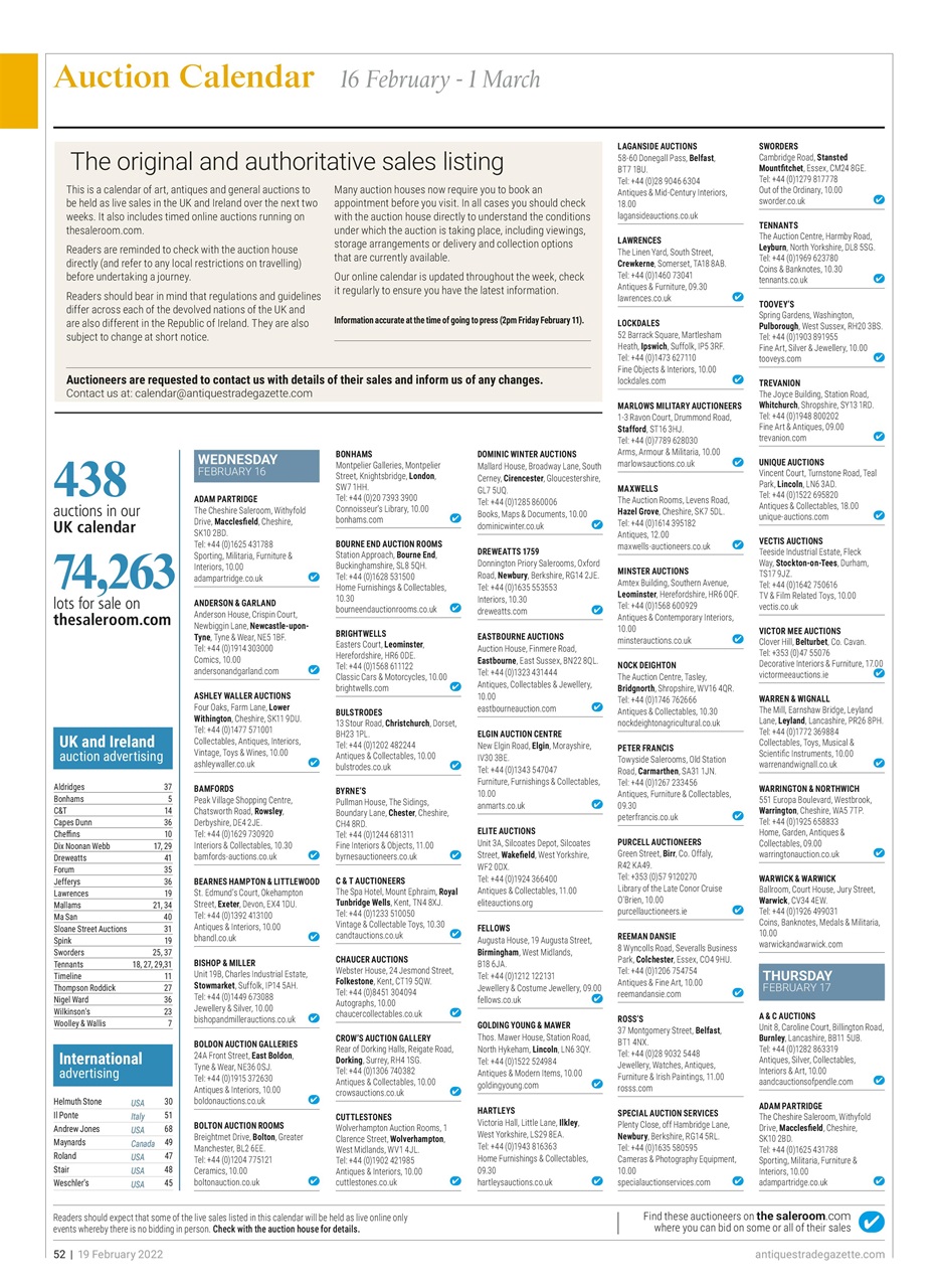 Antiques Trade Gazette Preview Pages