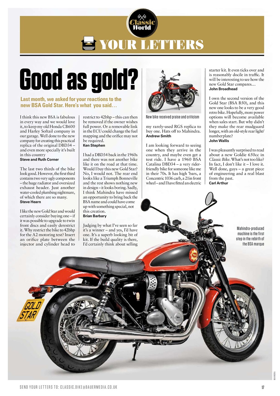 Classic Bike Preview Pages