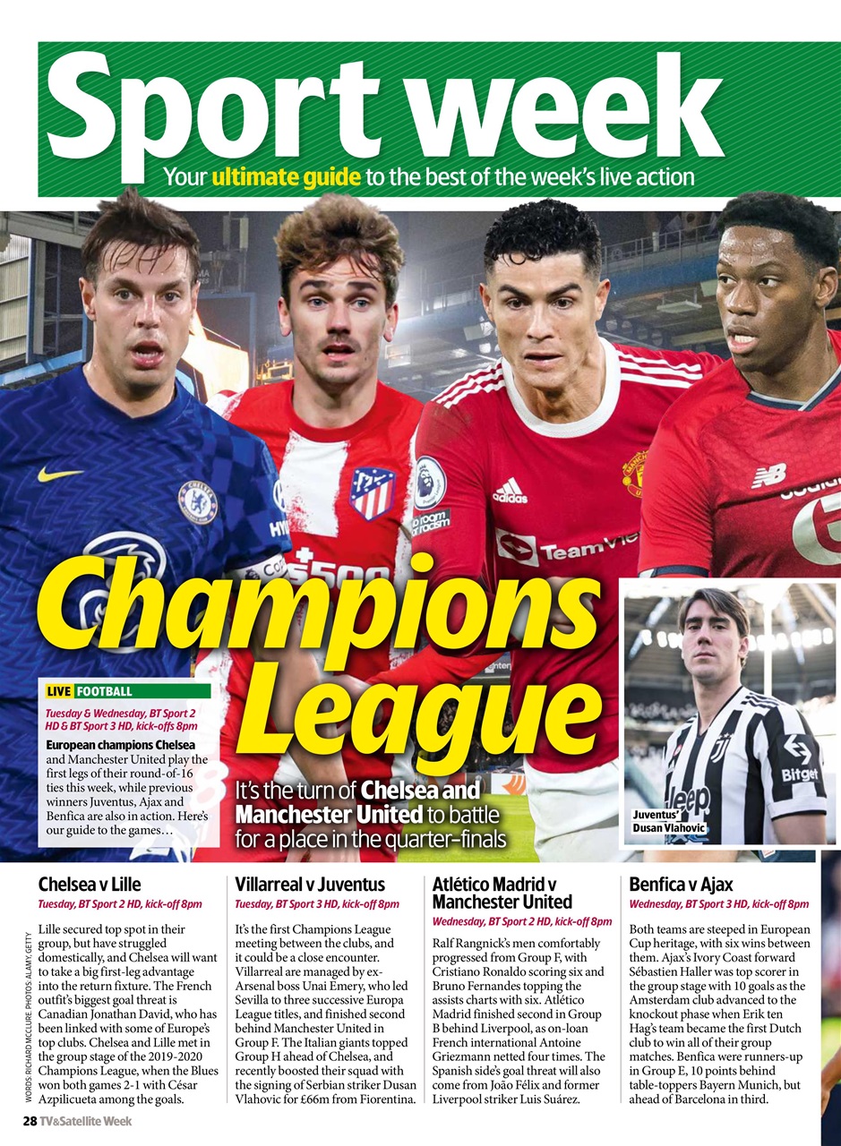 TV & Satellite Week Preview Pages