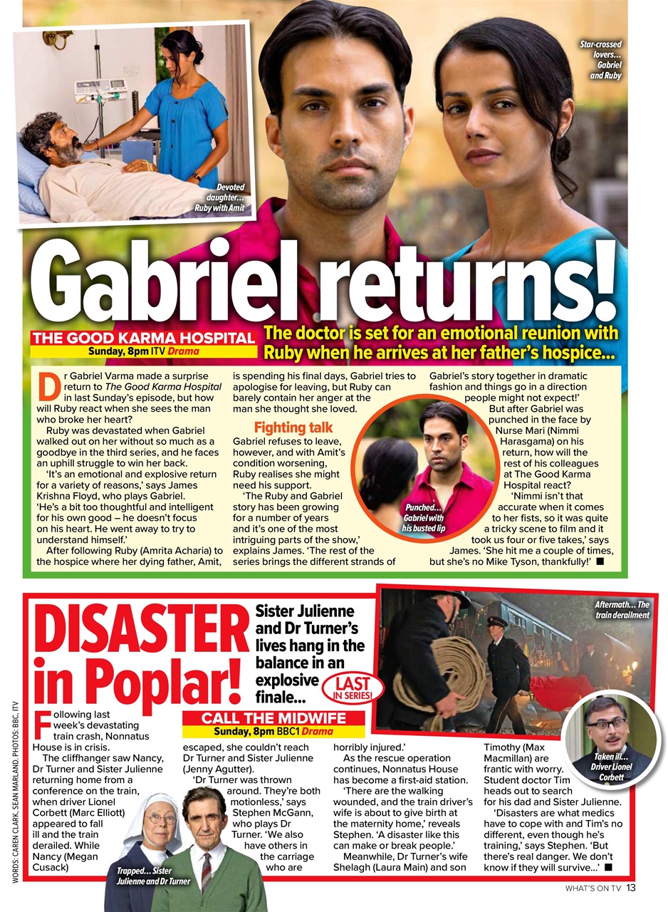 What's on TV Preview Pages