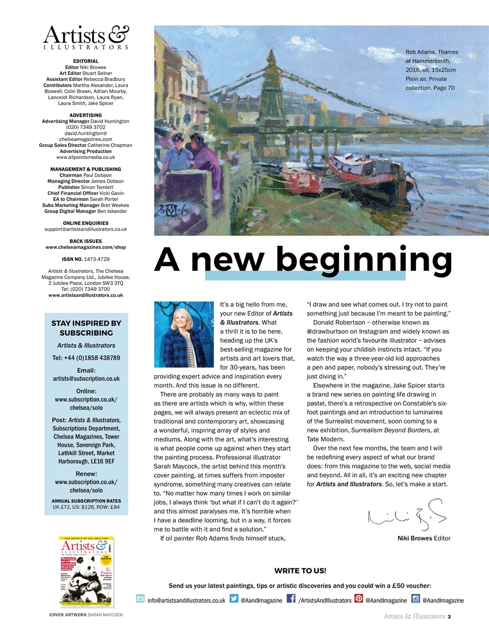 Artists & Illustrators Preview Pages