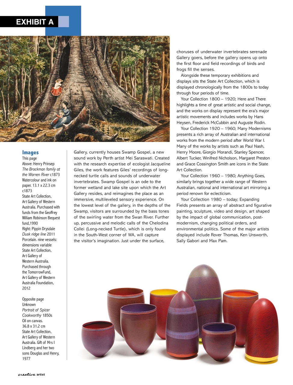 Creative Artist Preview Pages