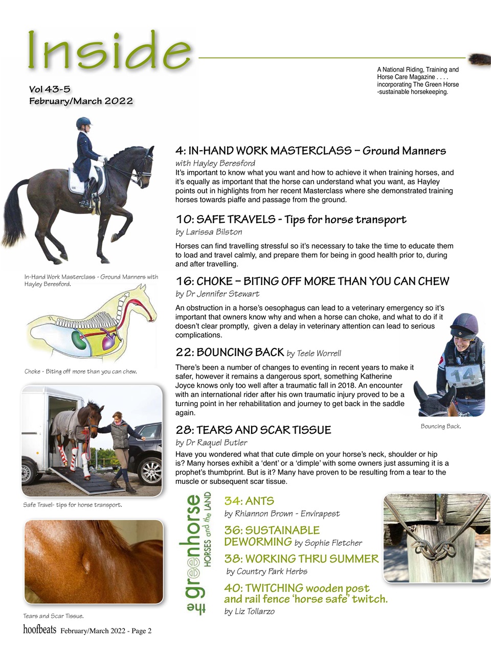 Hoofbeats Preview Pages