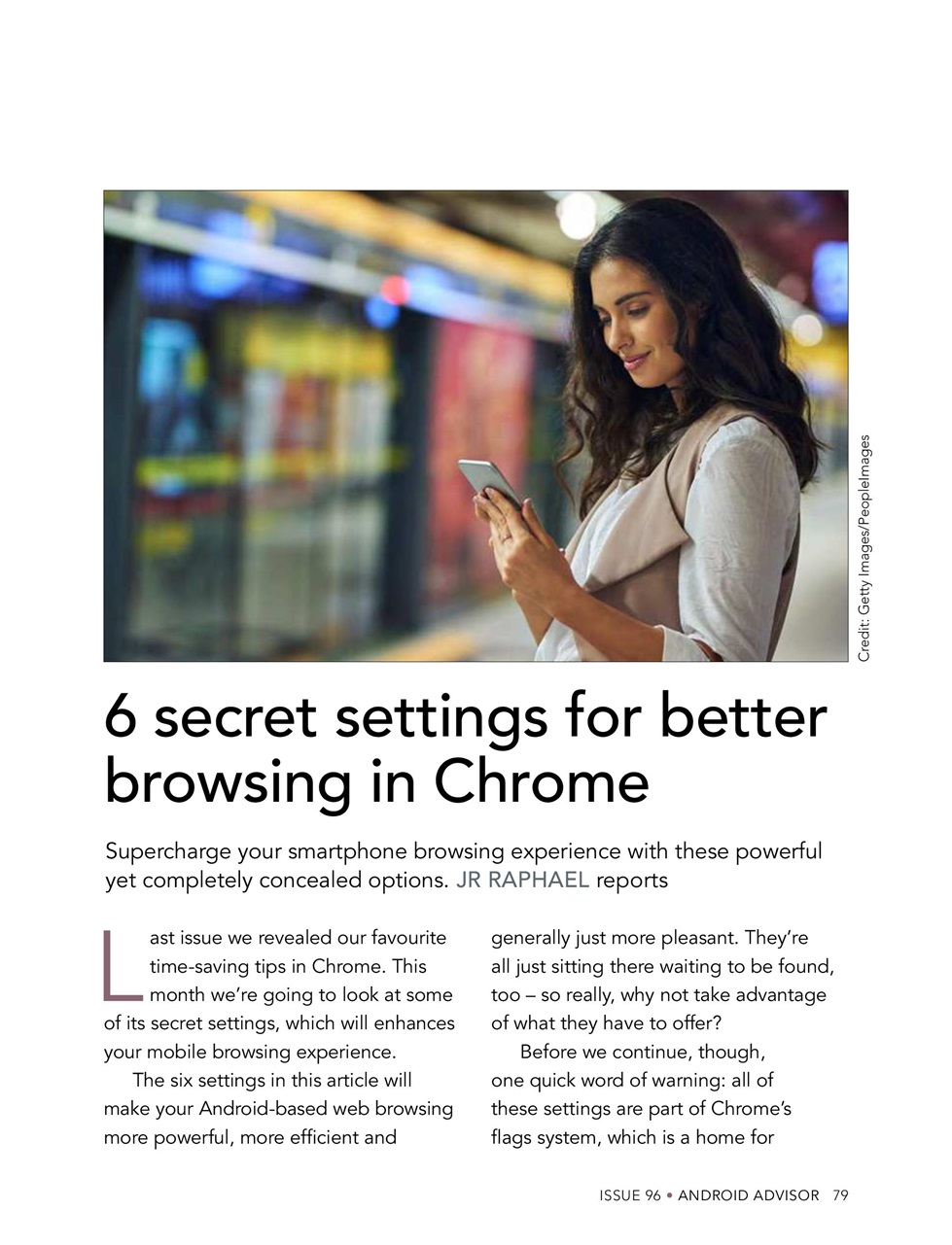 Android Advisor Preview Pages